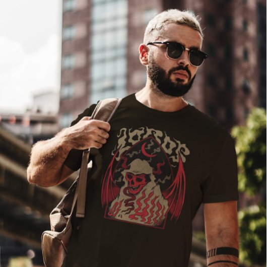 スケルトン・デーモン地獄の生き物 Tシャツ