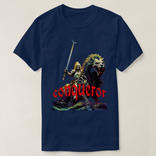 スケルトン・ナイト・コンクラー Tシャツ (デザイン正面)