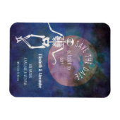 スケルトン/ハロウィン結婚ズ/日付の保存 マグネット (横)