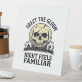 スケルトン+ハロウィン+グラフィックTシャツ_1 台座サイン (インサイチュ)