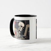 スケルトン&バラライターのマグカップ マグカップ (正面左)