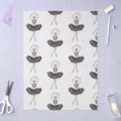 スケルトン・バレリーナ不気味- Grace Meets Gothic 薄葉紙 (クラフト)