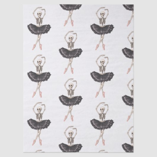 スケルトン・バレリーナ不気味- Grace Meets Gothic 薄葉紙 (正面)