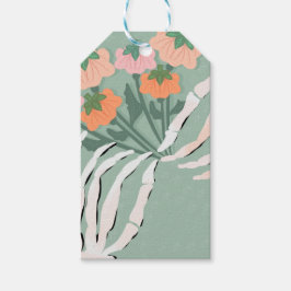 スケルトン パンプキン ブーケ ハロウィン ギフトタグ