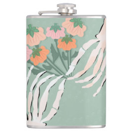 スケルトン パンプキン ブーケ ハロウィン フラスク