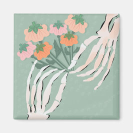 スケルトン パンプキン ブーケ ハロウィン ブライダルシャワー マグネット