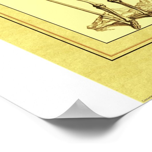 スケルトン ポスター (角)