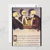 スケルトン ポストカード (正面/裏面)