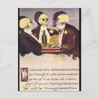 スケルトン ポストカード