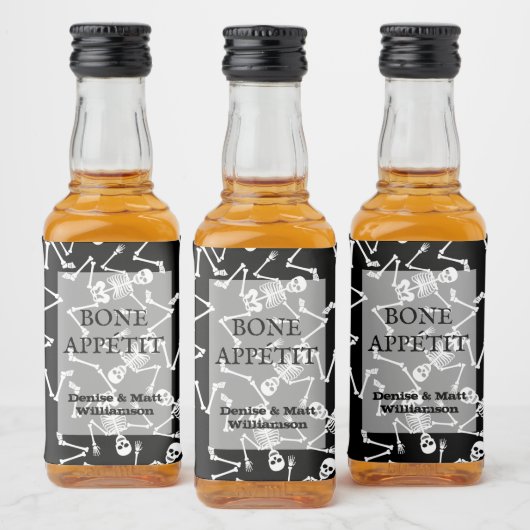 スケルトン(ミニ) リキュールボトルラベル (ボトル)