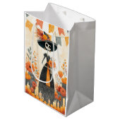 スケルトン・レディ・ラ・カトリーナ・デイ・オブ・ザ・デッド ミディアムペーパーバッグ (正面アングル)