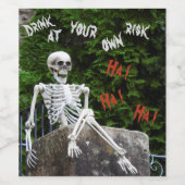 スケルトン ワインラベル (シングルラベル)