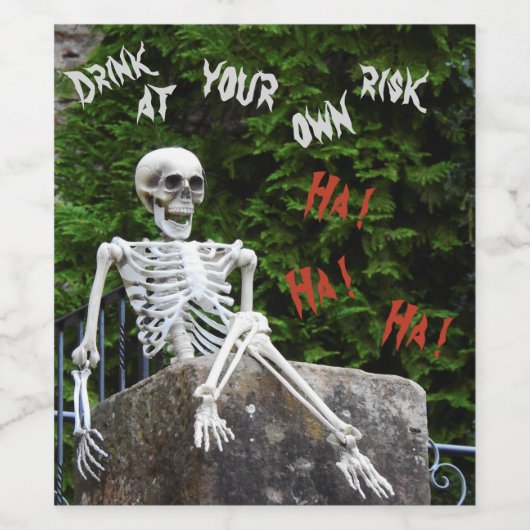 スケルトン ワインラベル (シングルラベル)