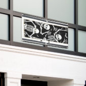 スケルトン 横断幕 (ビルの外側)