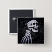 スケルトン 缶バッジ (正面&裏面)