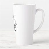 スケルトン: 飲みすぎ注意 カフェラテマグ (右)