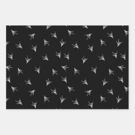 スケルトンASLリーハンズ紙 ラッピングペーパーシート