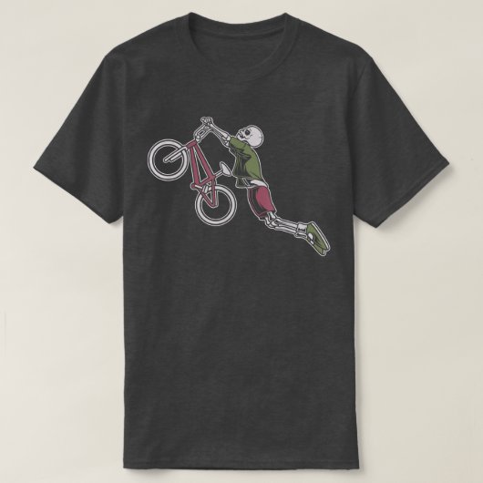 スケルトンBMX Tシャツ (デザイン正面)