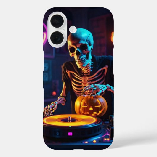 スケルトンDJ Case-Mate iPhoneケース (裏面)