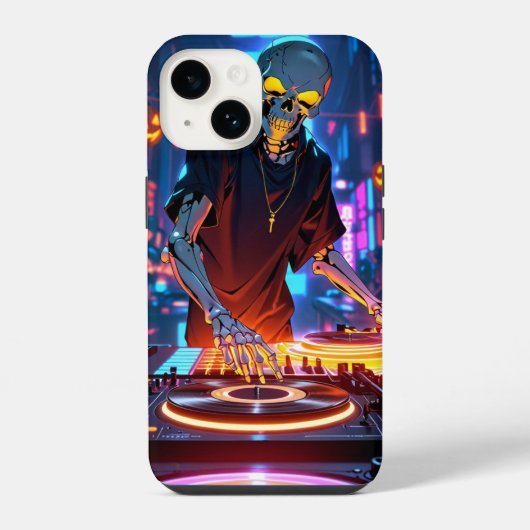 スケルトンDJ iPhoneケース (裏面)