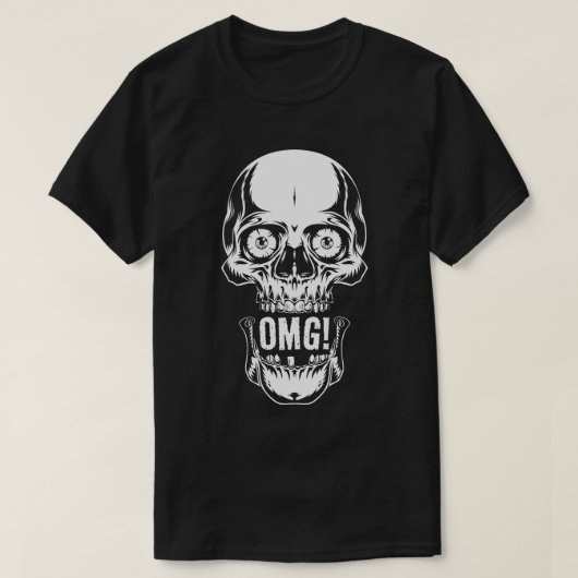 スケルトンOMG Tシャツ (デザイン正面)