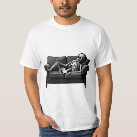 スケルトンTシャツが存在感 Tシャツ (正面)