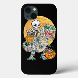 スケルトンTレックスムーンライトミイラ恐竜の子供 iPhone 13ケース