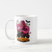 スケルトンTレックス恐竜モンスタートラックパンプキンブレア コーヒーマグカップ (左)