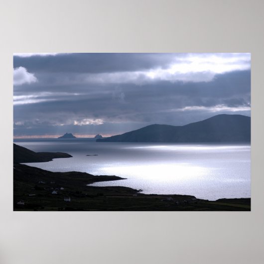 スケルリッグ岩ビュー ポスター (正面)