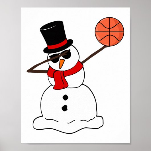 スケル ダビング 雪だるま ライト クリスマス スケル プレイ ポスター (正面)