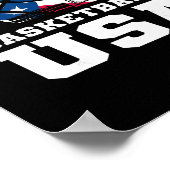 スケル ユーエスエー サポート ザ チーム アメリカ国旗 ドリーム ポスター (角)