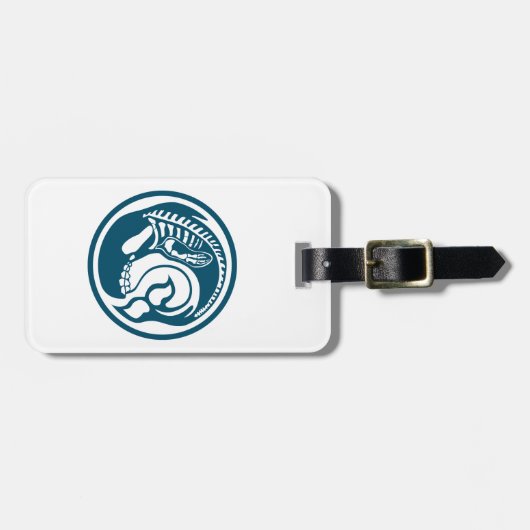 スケレオルカ ラゲッジタグ (正面横)