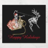 スケレサンタ ビールラベル (シングルラベル)