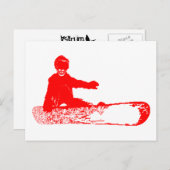 スケレボーダー。 ポストカード (正面/裏面)