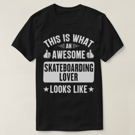 スケーおもしろいトボード Tシャツ (デザイン正面)