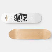 スケーおもしろいボード「フロリダへようこそ」 スケートボード (横)