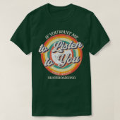 スケーもしテボの聞話をして欲しい Tシャツ (デザイン正面)