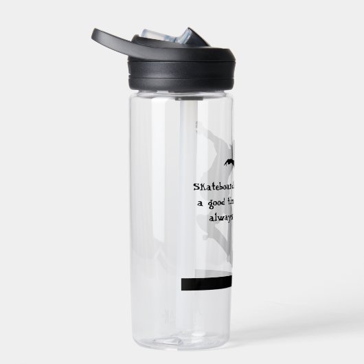 スケーやる気を起こさせるトボード引用文グッドタイム常時 ウォーターボトル (右面)