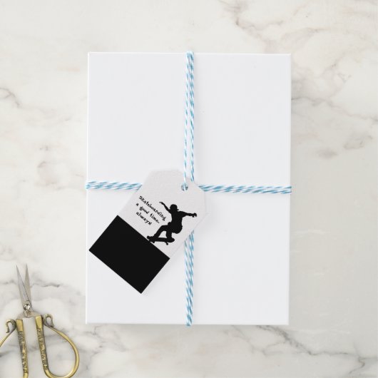 スケーやる気を起こさせるトボード引用文グッドタイム常時 ギフトタグ (より糸付き)