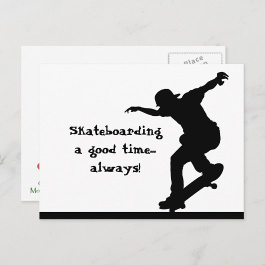スケーやる気を起こさせるトボード引用文グッドタイム常時 ポストカード (正面/裏面)