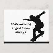 スケーやる気を起こさせるトボード引用文グッドタイム常時 ポストカード (正面)