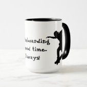 スケーやる気を起こさせるトボード引用文グッドタイム常時 マグカップ (正面右)