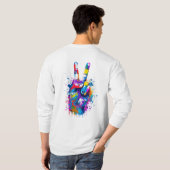 スケーカラフルタボードグラフィック Tシャツ (裏面フル)