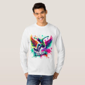 スケーカラフルタボードグラフィック Tシャツ (正面フル)