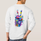 スケーカラフルタボードグラフィック Tシャツ (裏面)