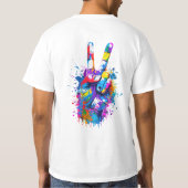 スケーカラフルタボードグラフィック Tシャツ (裏面)