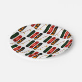 スケーカラフルトボーパーソナライズされたド紙プレート ペーパープレート (アングル)