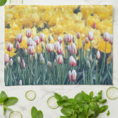 スケーギット渓谷のチューリップ展示庭園 キッチンタオル (折り畳み)