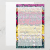 スケーギット渓谷のチューリップ展示庭園 便箋 (正面/裏面)