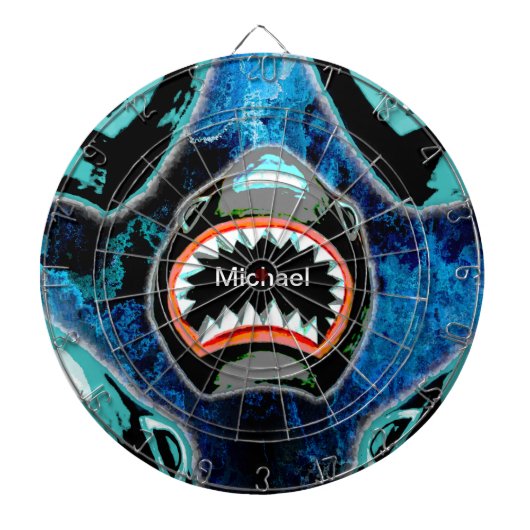 スケークマニアおもしろいマンガイラストレーション ダーツボード (正面)